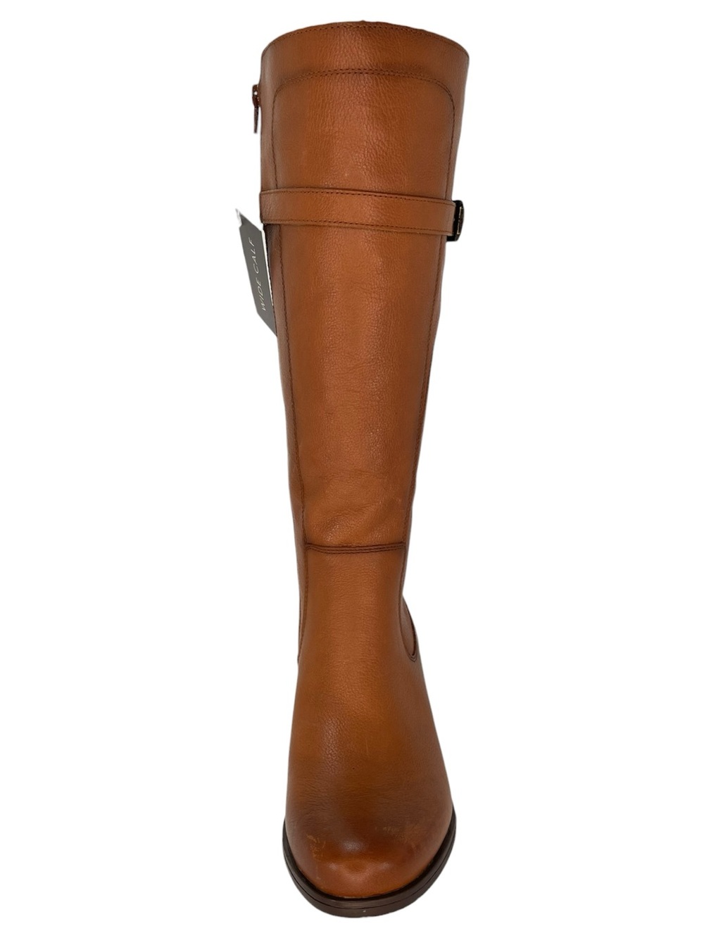 Naturalizer Tan Leather Knee-High Riding Boots - Picture 6 of 12